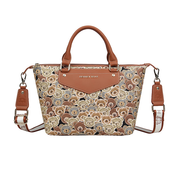 Bear & Bear Tapestry Tote Shoulder Bag