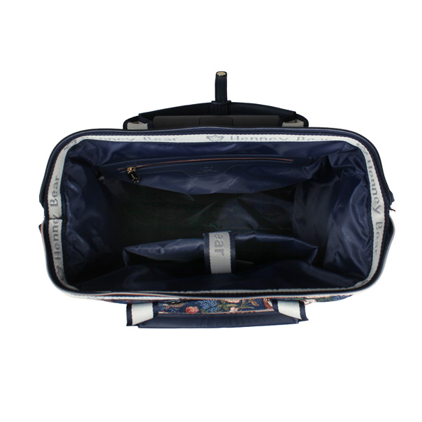 Blue Hummingbird Rolling Backpack / Cabin Luggage