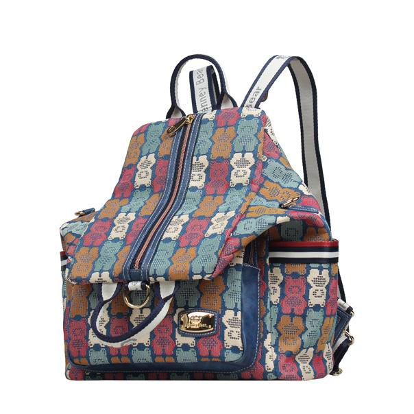 Brick Bear Tapestry Backpack