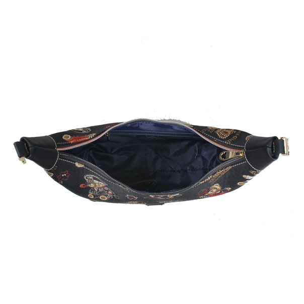 Crown Bear Tapestry Hobo Shoulder Bag