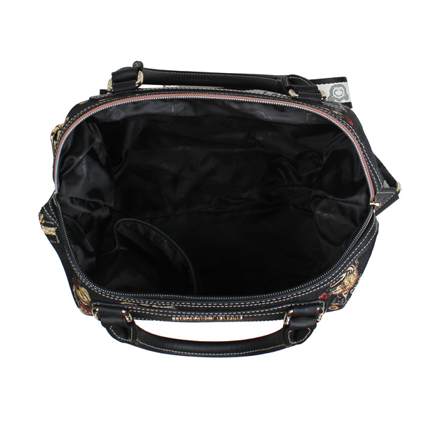 Crown Bear Tapestry Tote Shoulder Bag