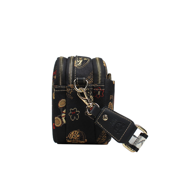 Crown Bear Tapestry Crossbody Bag