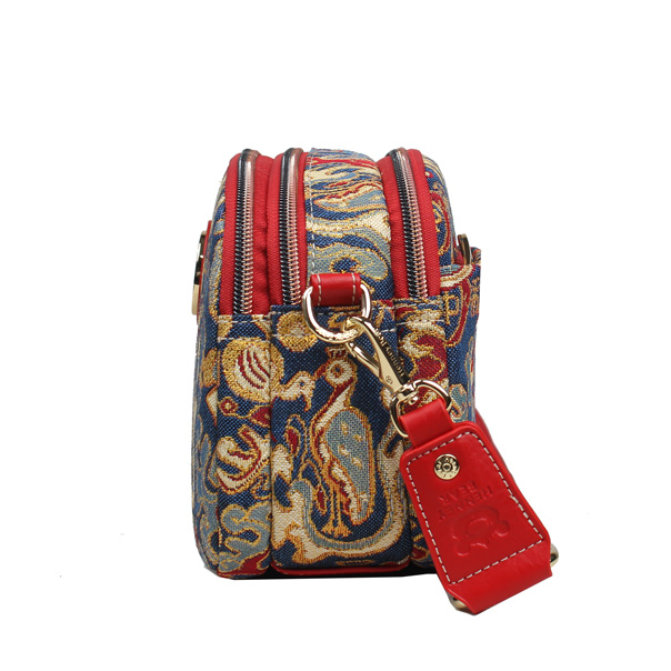 Oriental Star Tapestry Crossbody Bag