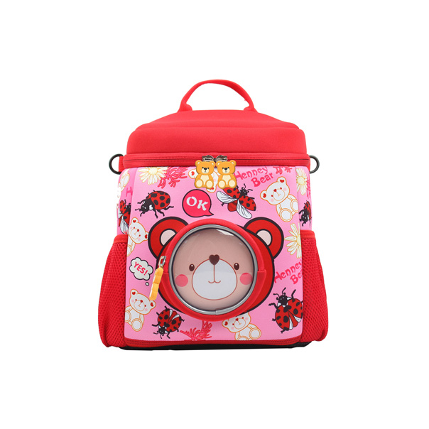 Pink Teddy Kids Backpack