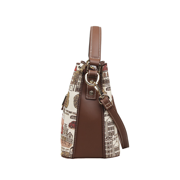 Tree in Fall Tapestry Shoulder Bag