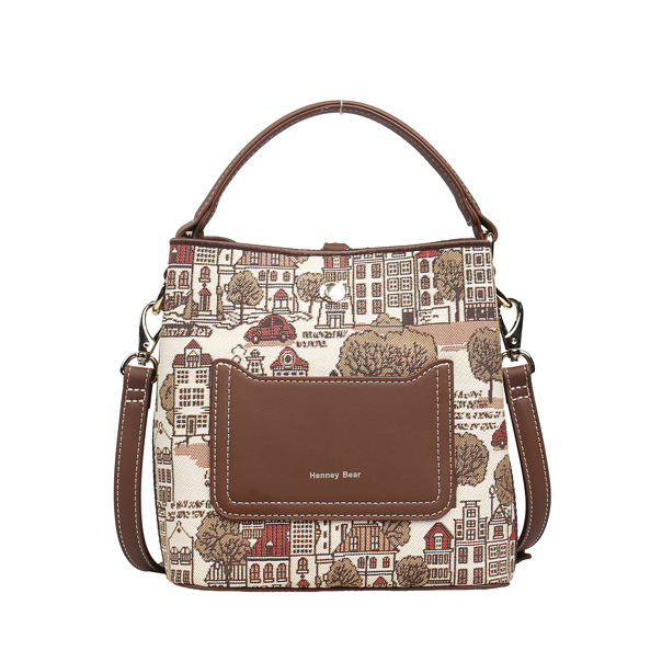 Tree in Fall Tapestry Shoulder Bag