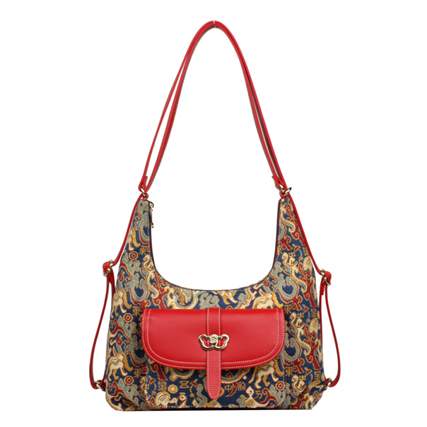Oriental Star Tapestry Convertible Backpack