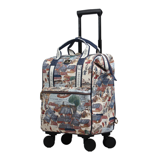River Sight Tapestry Rolling Backpack