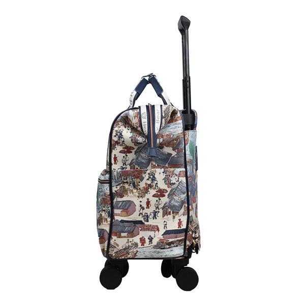 River Sight Tapestry Rolling Backpack