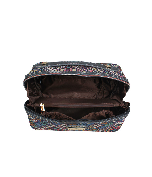 Vintage Check Tapestry Handbag Purse