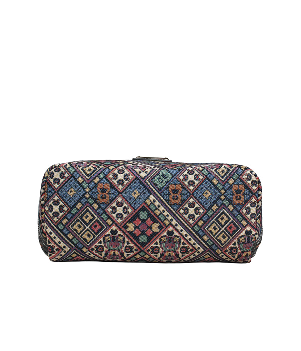 Vintage Check Tapestry Handbag Purse