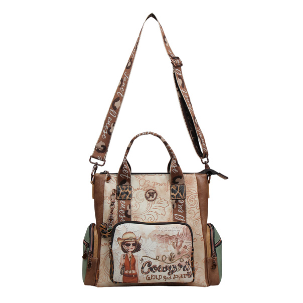 Western Odyssey Multi-Pocket Shoulder Bag